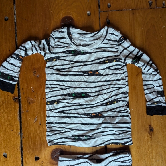 Baby Halloween Pajamas, Mummy, 6-12m - Picture 3 of 4